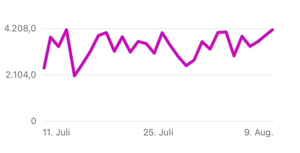 Auswertung Insights Social Media Betreuung