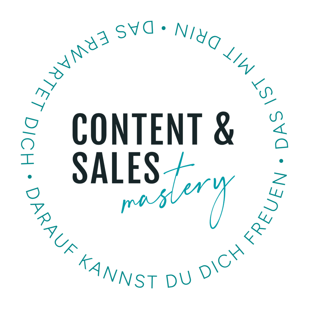 Inhalte Content & Sales Mastery